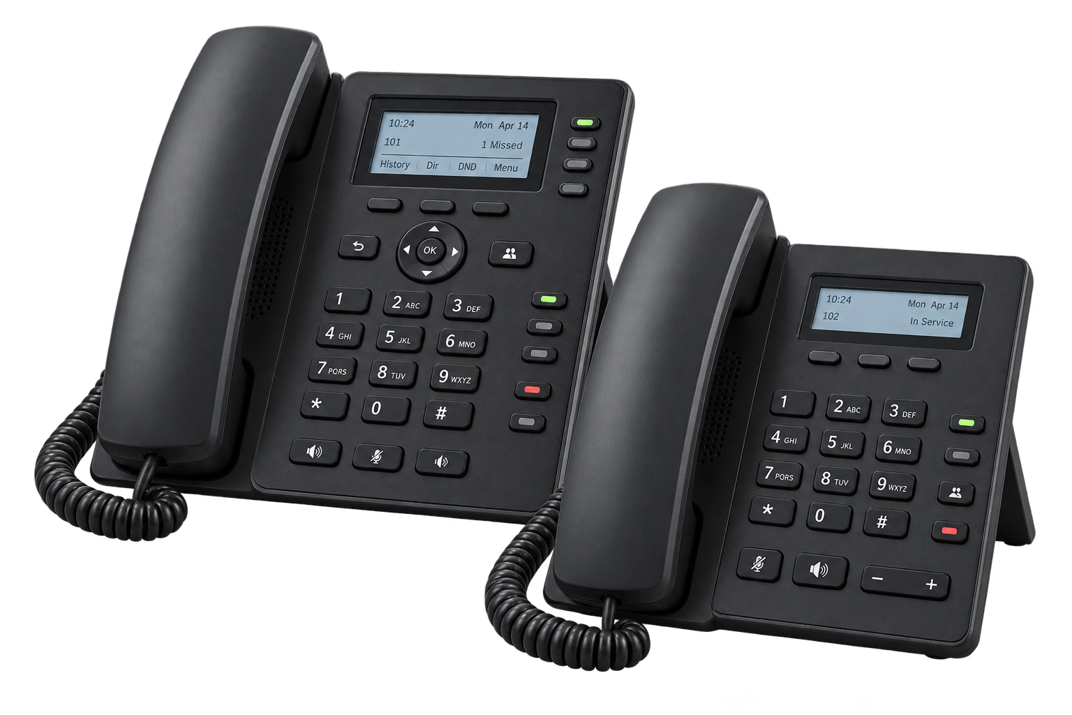 SIP desk phones for nurse stations, front desks, and offices
